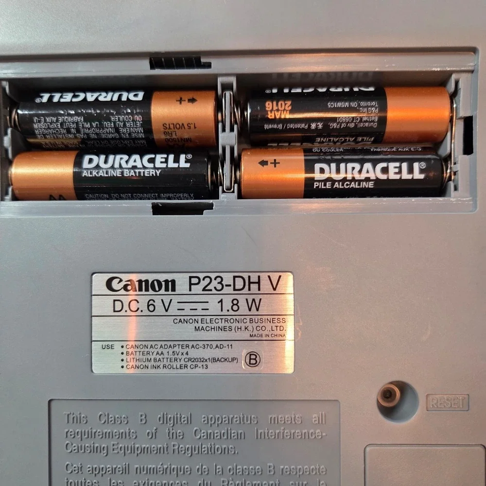 Canon p23 dh